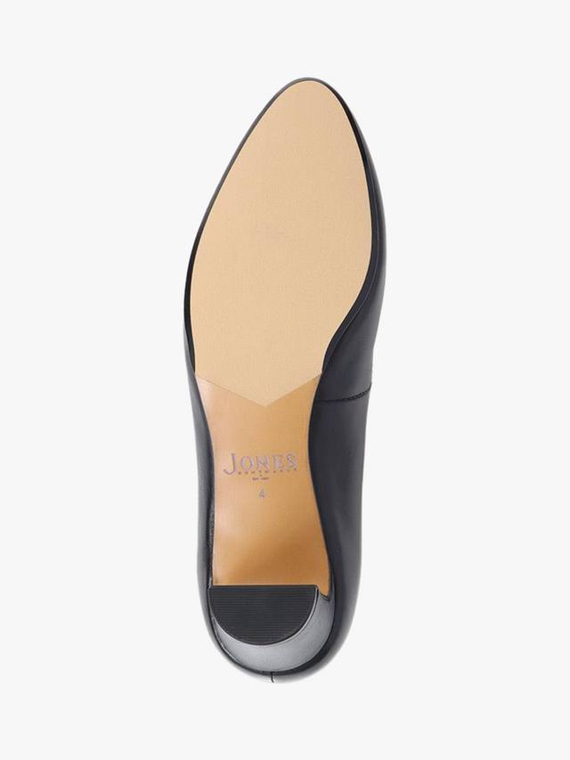 Туфли Zoey на каблуке из кожи для широкой стопы Jones Bootmaker, Black — фото 4