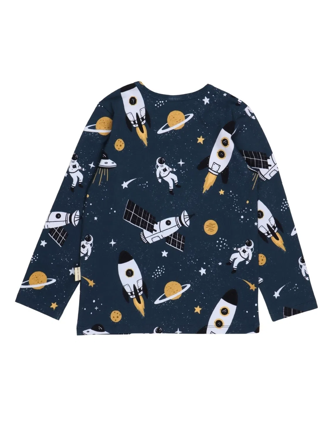 Футболка Walkiddy Space Trip Shirt темно-синего цвета — фото 3