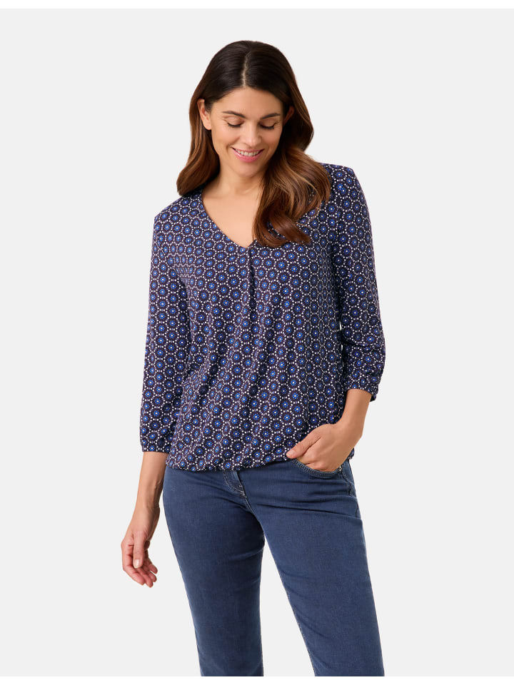 

Футболка Gerry Weber T-Shirt 3/4 Arm, цвет Blue/light blue figured