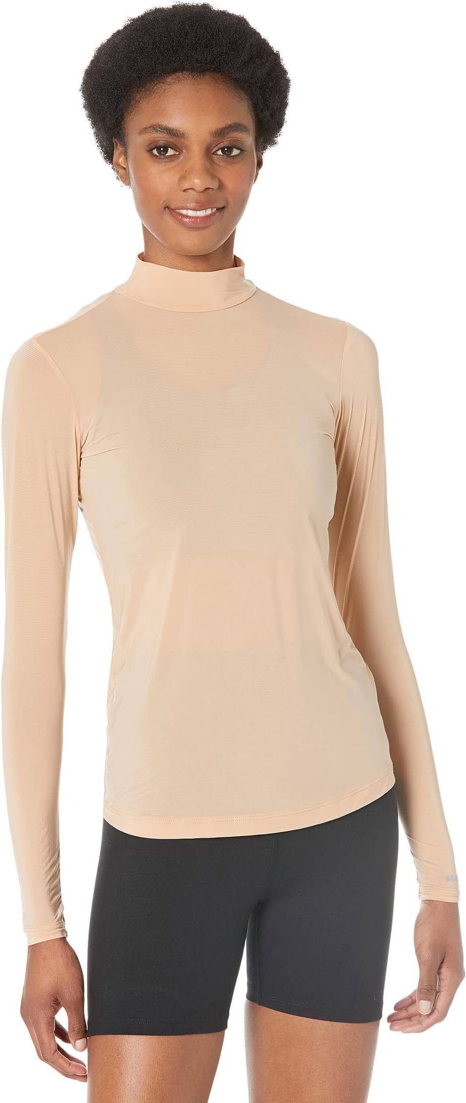 

Рубашка Jamie Sadock Sunsense Mandarin Collar Layering Shirt, цвет Suntan