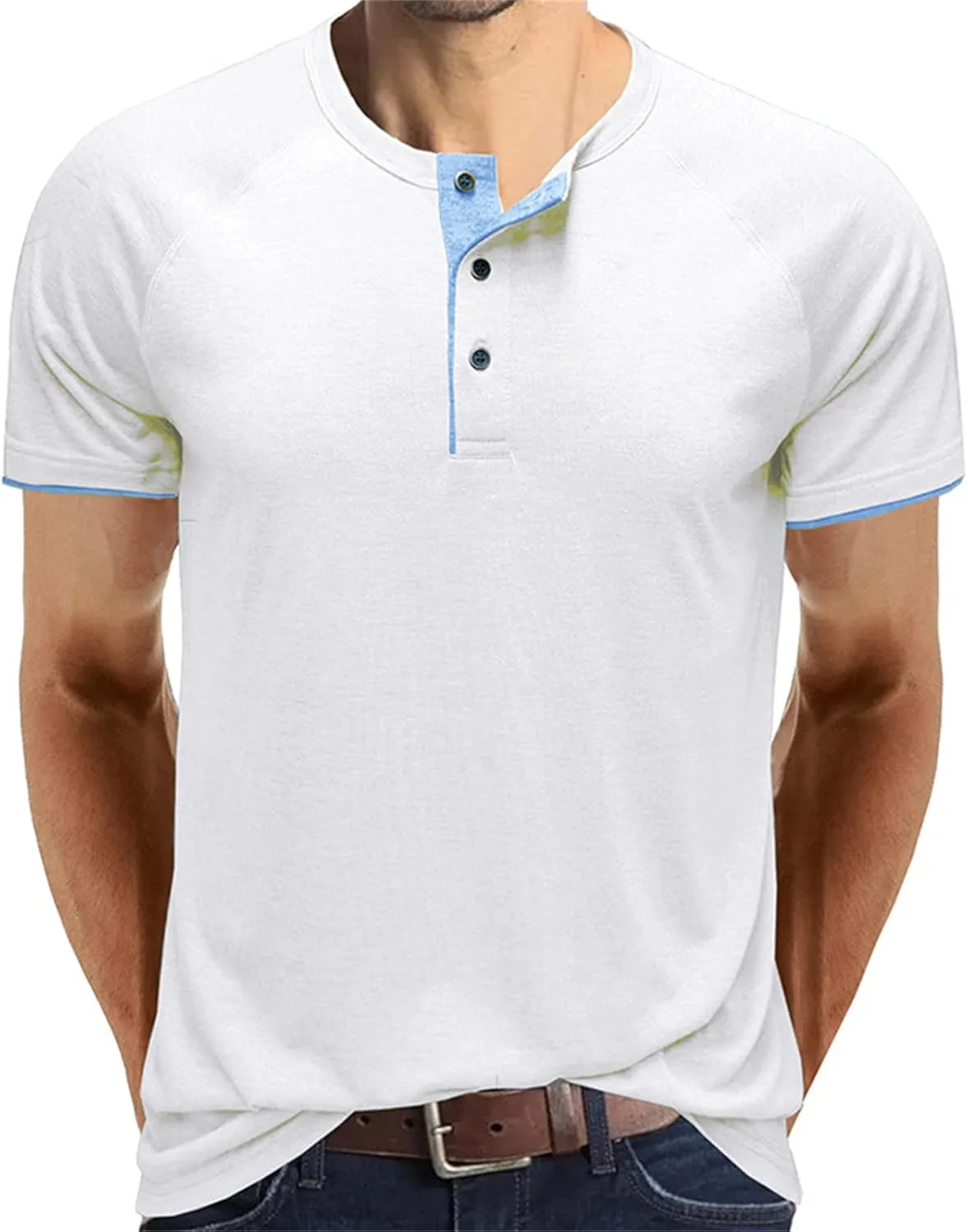 

Мужская футболка хенли с коротким рукавом LGHLMCL