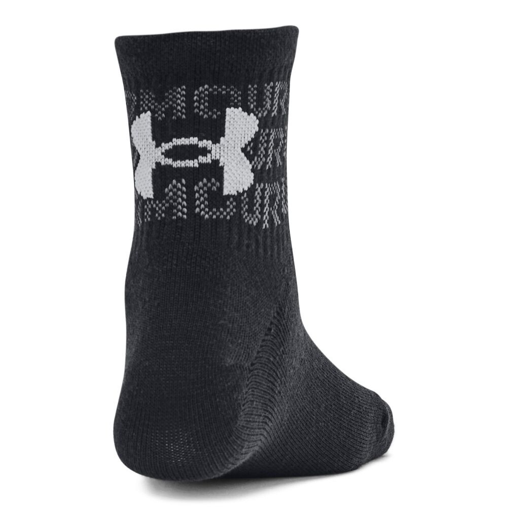 Детские хлопковые носки для тренинга Under Armour UA, 6 шт., цвет Red Black — фото 4
