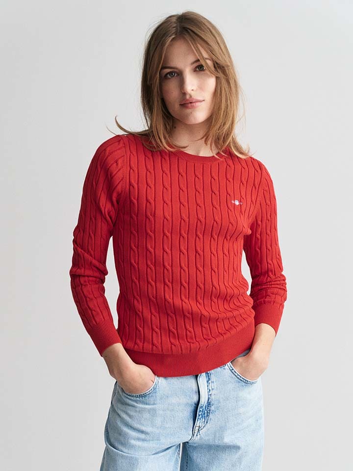 

Пуловер Gant Pullover, красный