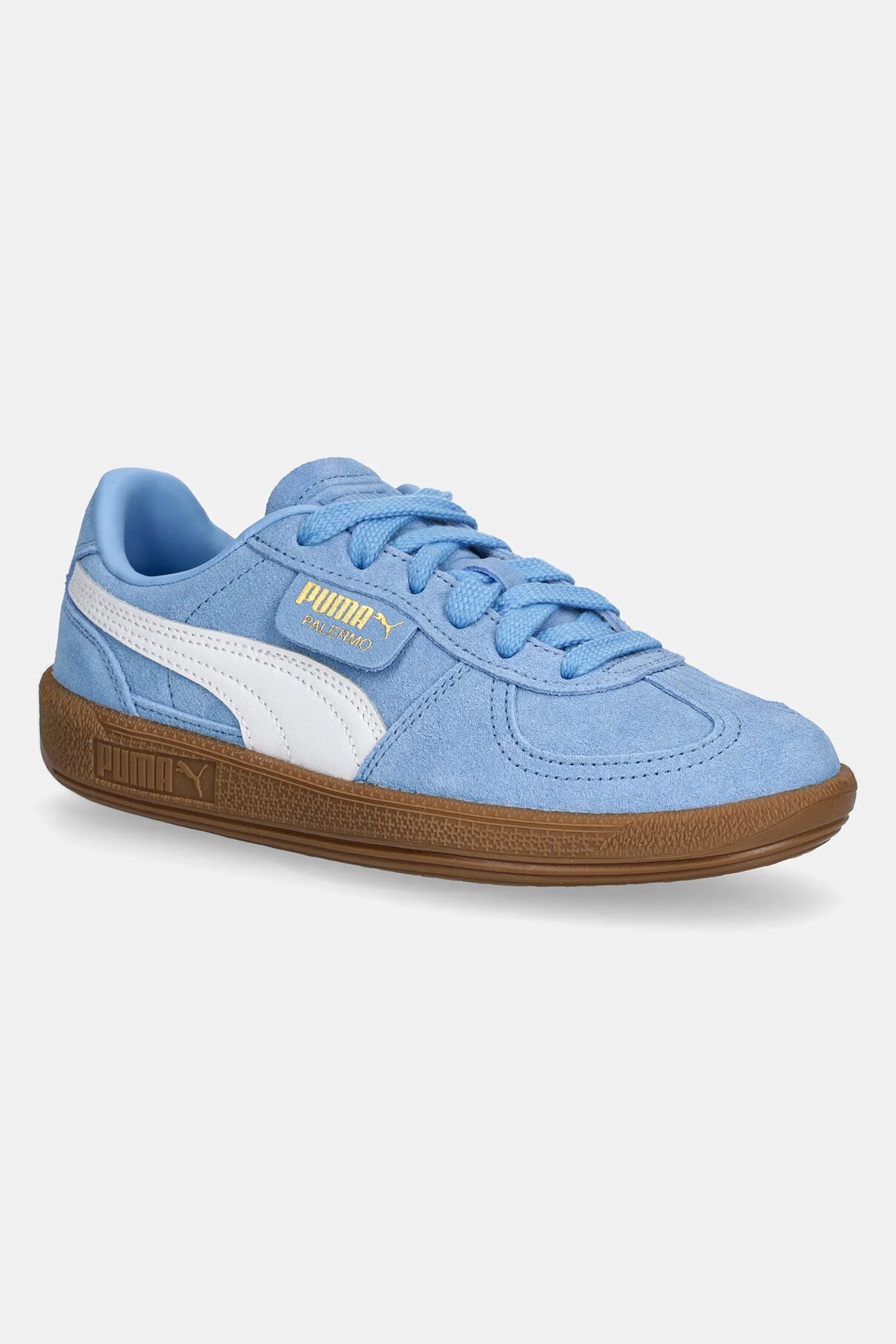 

Детские кожаные кроссовки Palermo Puma, синий