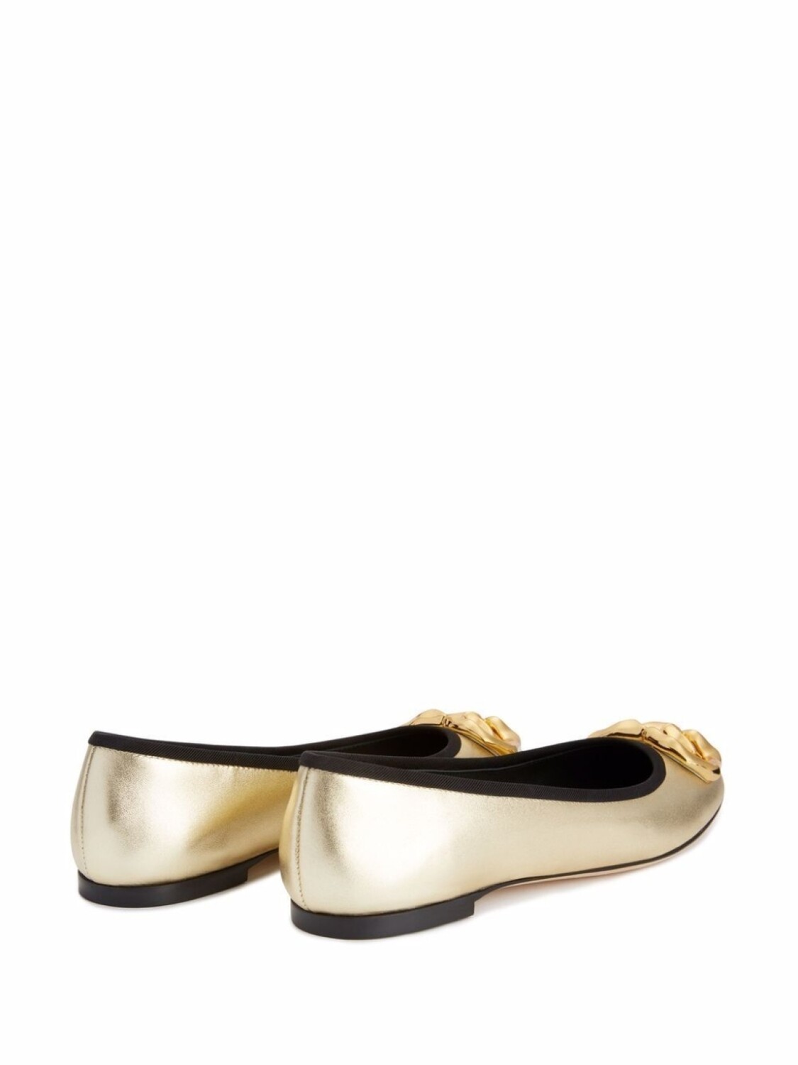 Giuseppe Zanotti туфли-лодочки Amur с логотипом, золотой — фото 3
