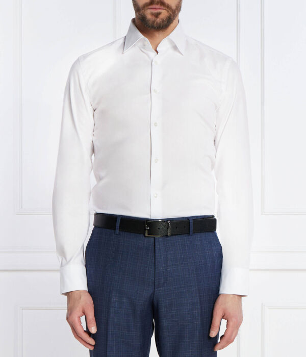 

Рубашка h-hank-kent-c1-214 Slim fit Boss, белый