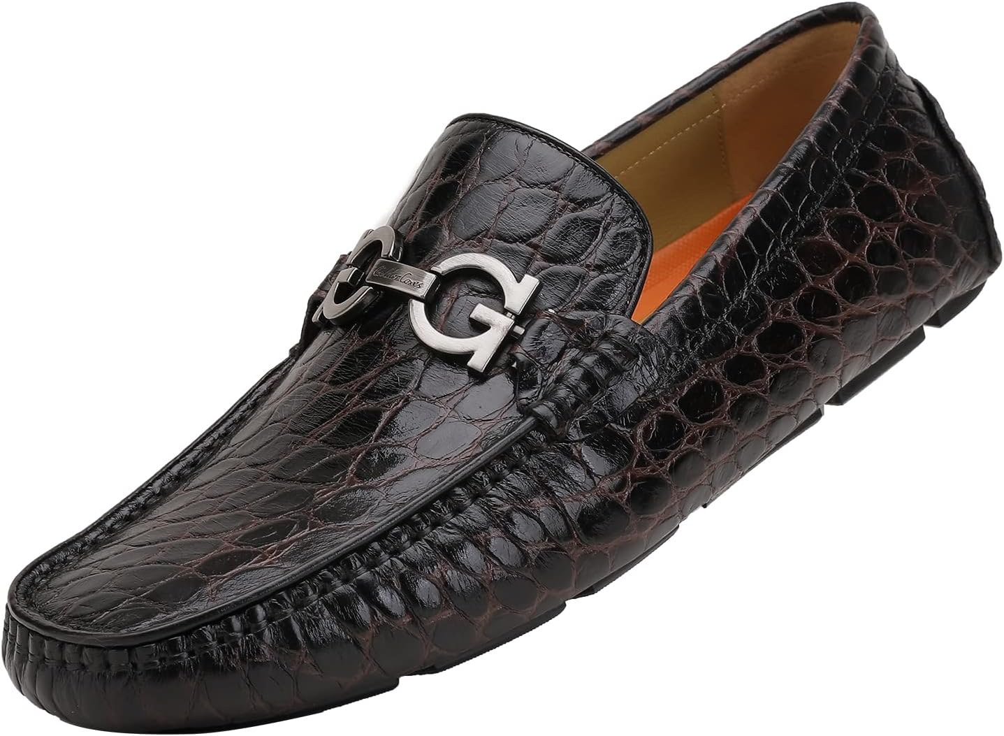 

Мужские мокасины, классические туфли, кожаные повседневные слипоны, дышащие лоферы с отделкой 'пэнни' для мужчин Generic, коричневый