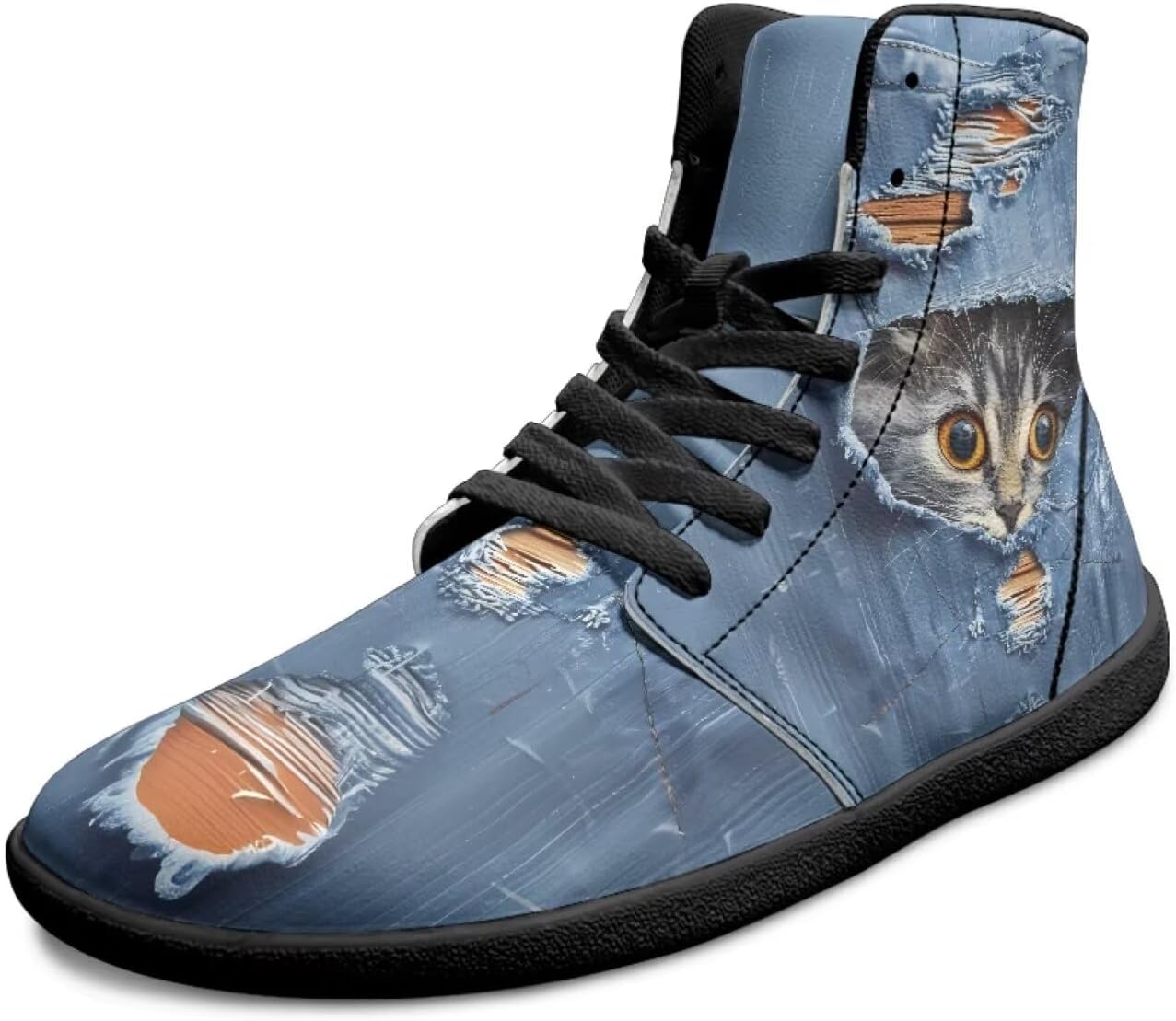 

Кроссовки Binienty унисекс для женщин и мужчин, минималистичные, Jeans Cat