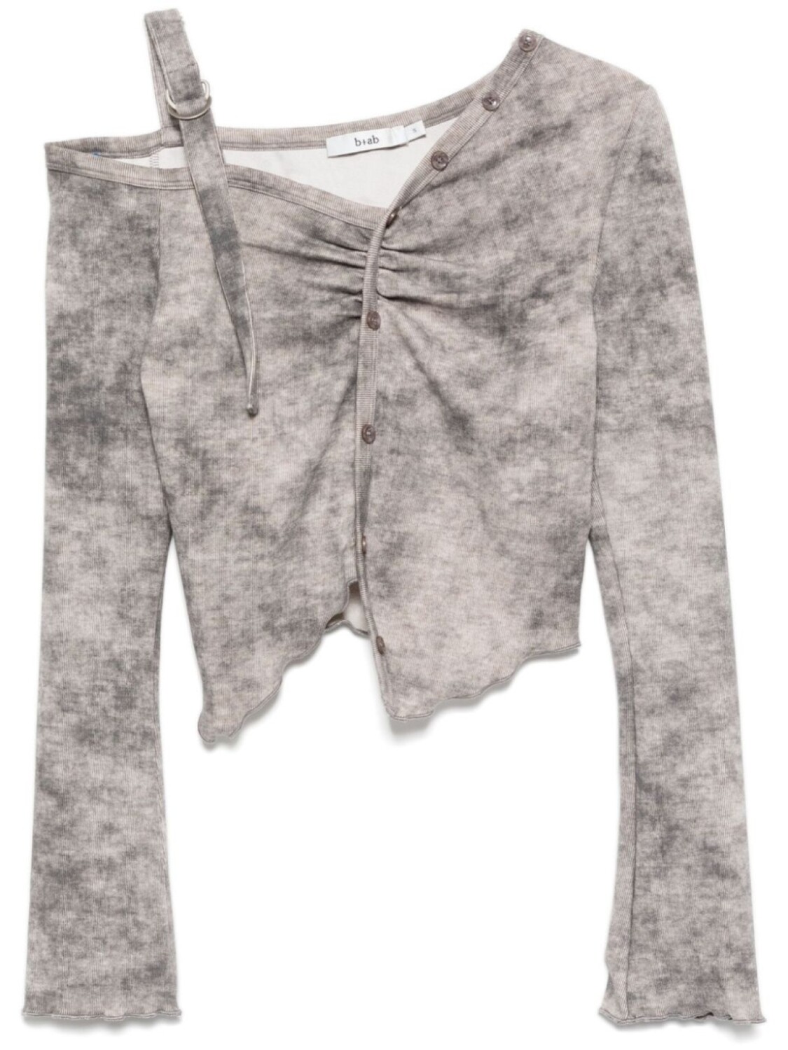 

Топ с эффектом деграде B+ab, серый