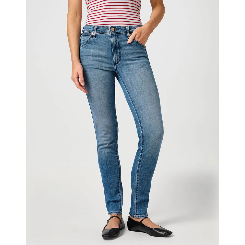 

Джинсы Wrangler Piper 5 Pocket Slim Fit, синий