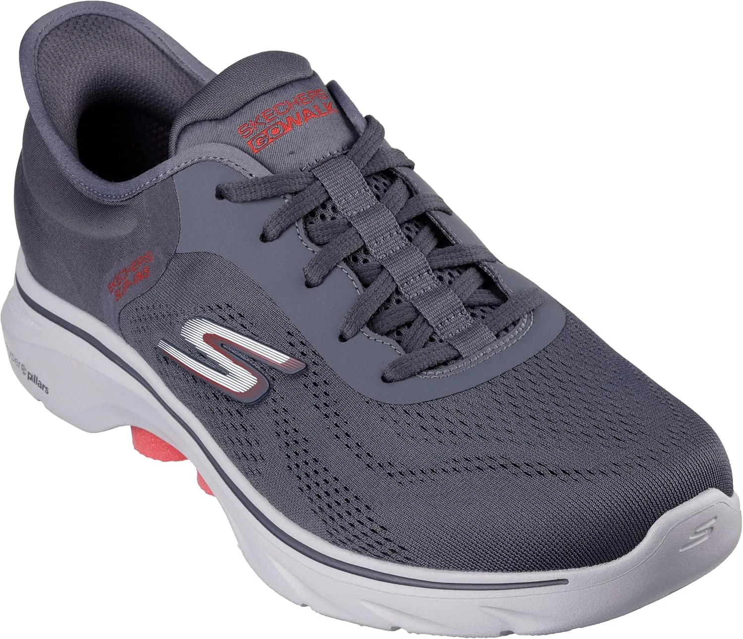 Мужские кроссовки Skechers Go Walk 7 Valin, Charcoal — фото 4