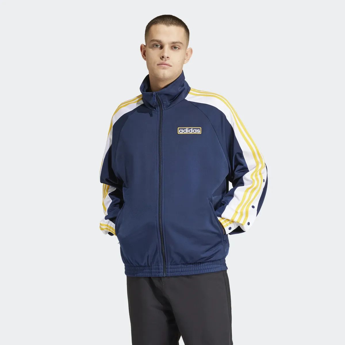 

Спортивная куртка Adidas Originals "ADIBREAK TT", цвет Night Indigo / White / Bold Gold
