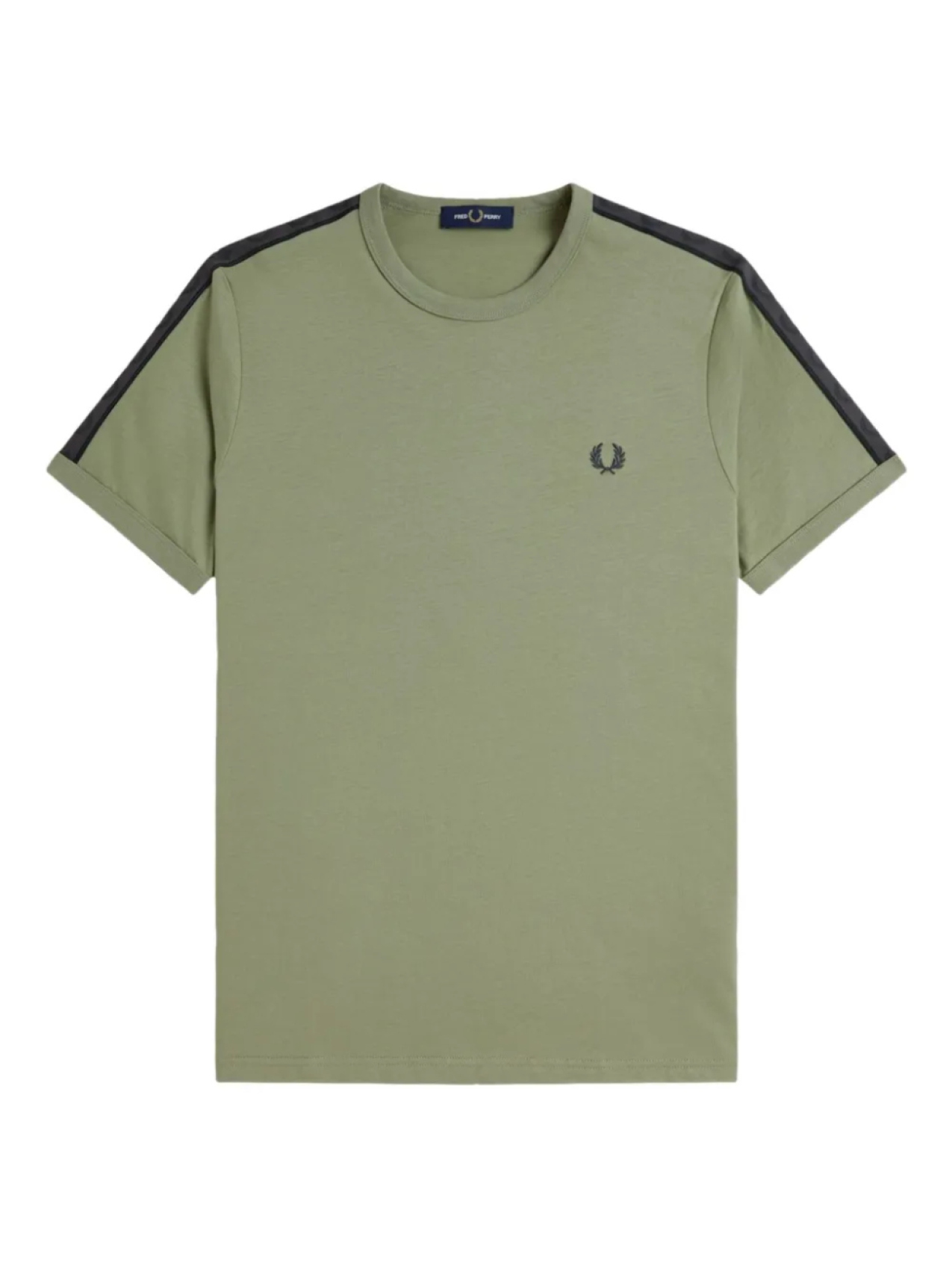 

Футболка с коротким рукавом Ringer Fred Perry, зеленый