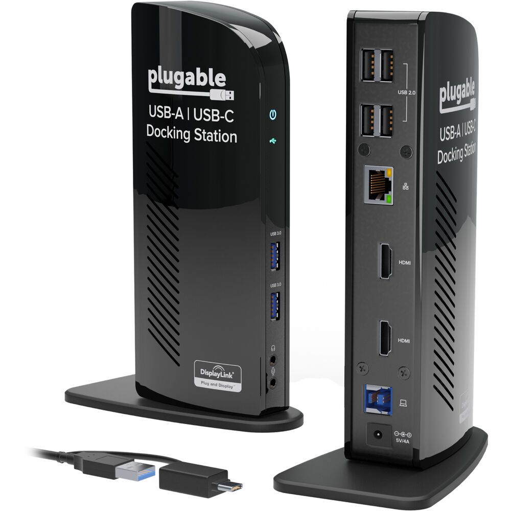 

Док-станция Plugable UD-3900 USB 3.0 Dual-Display Docking Stati UD-3900