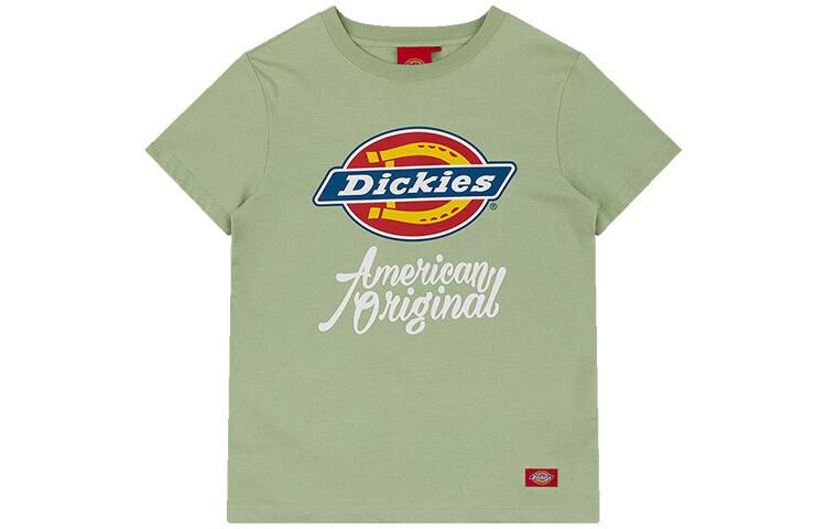 

Футболка женская пыльно-зеленая Dickies