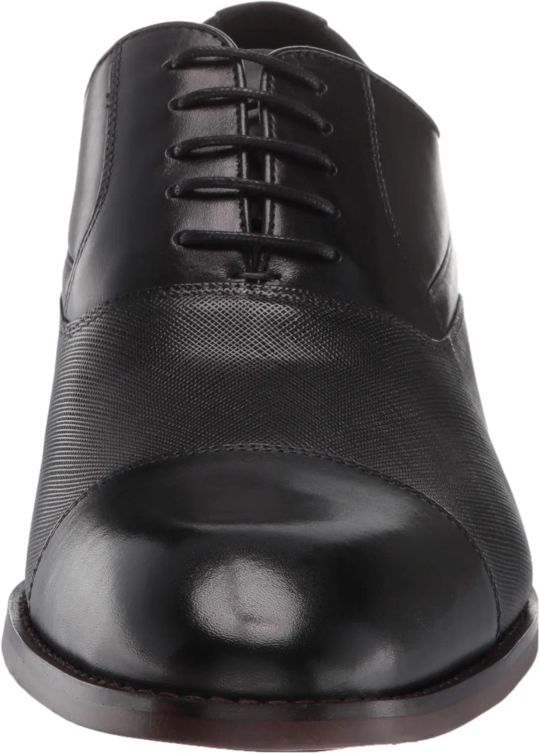 Мужские туфли Steve Madden Proctr, Black Leather — фото 2
