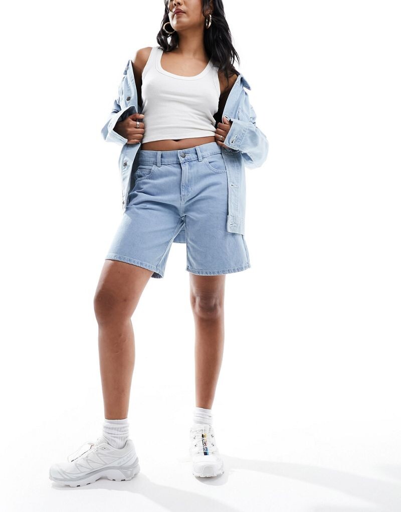 

Dickies – Herndon – Голубые джинсовые шорты