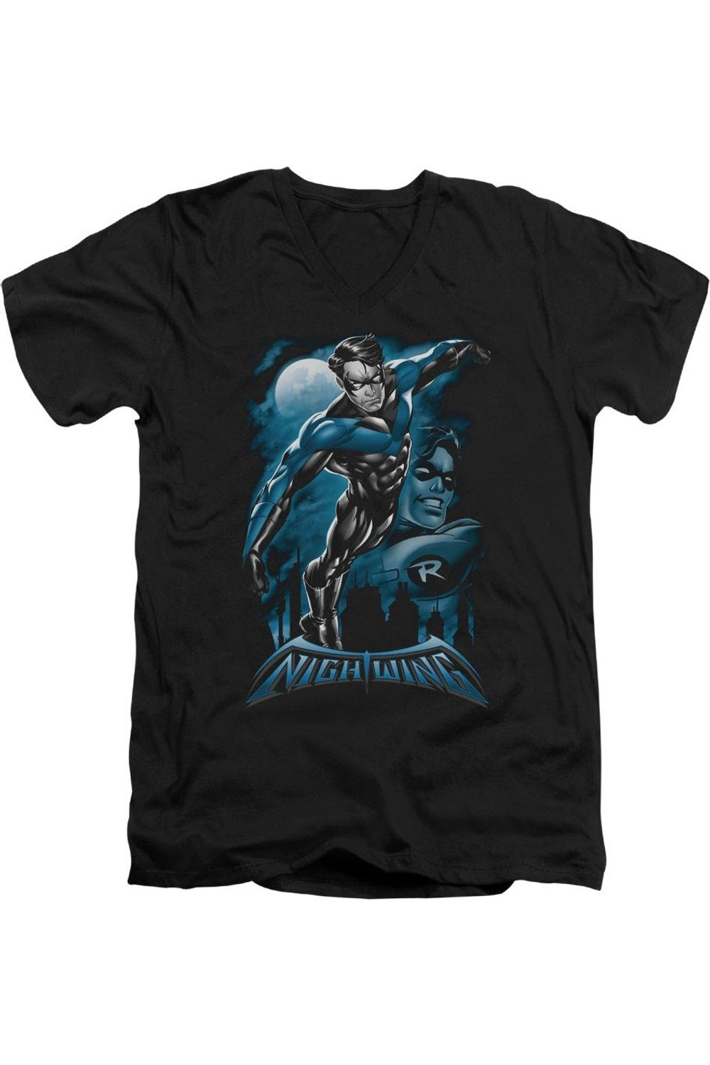 

Футболка Batman All Grown Up с коротким рукавом и V-образным вырезом для взрослых Gildan, черный