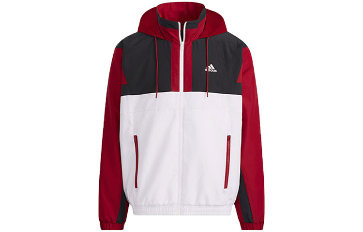 Adidas Куртка мужская белая красная разноцветная, White Red Multicolor — фото 3