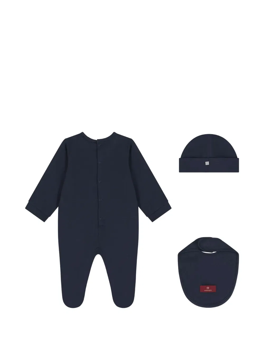 Комплект детского комбинезона с логотипом Aigner Kids, синий — фото 2