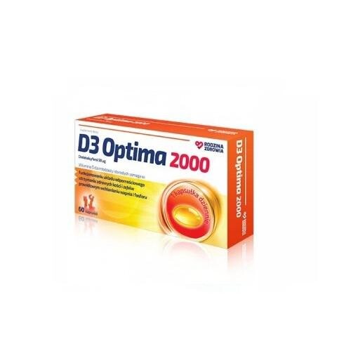 

Family Health D3 Optima 2000, 60 капсул. Inna marka