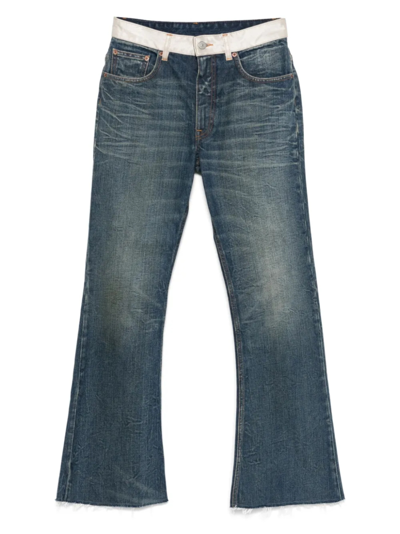 

Джинсы MM6 Maison Margiela с цифровым мотивом, синий