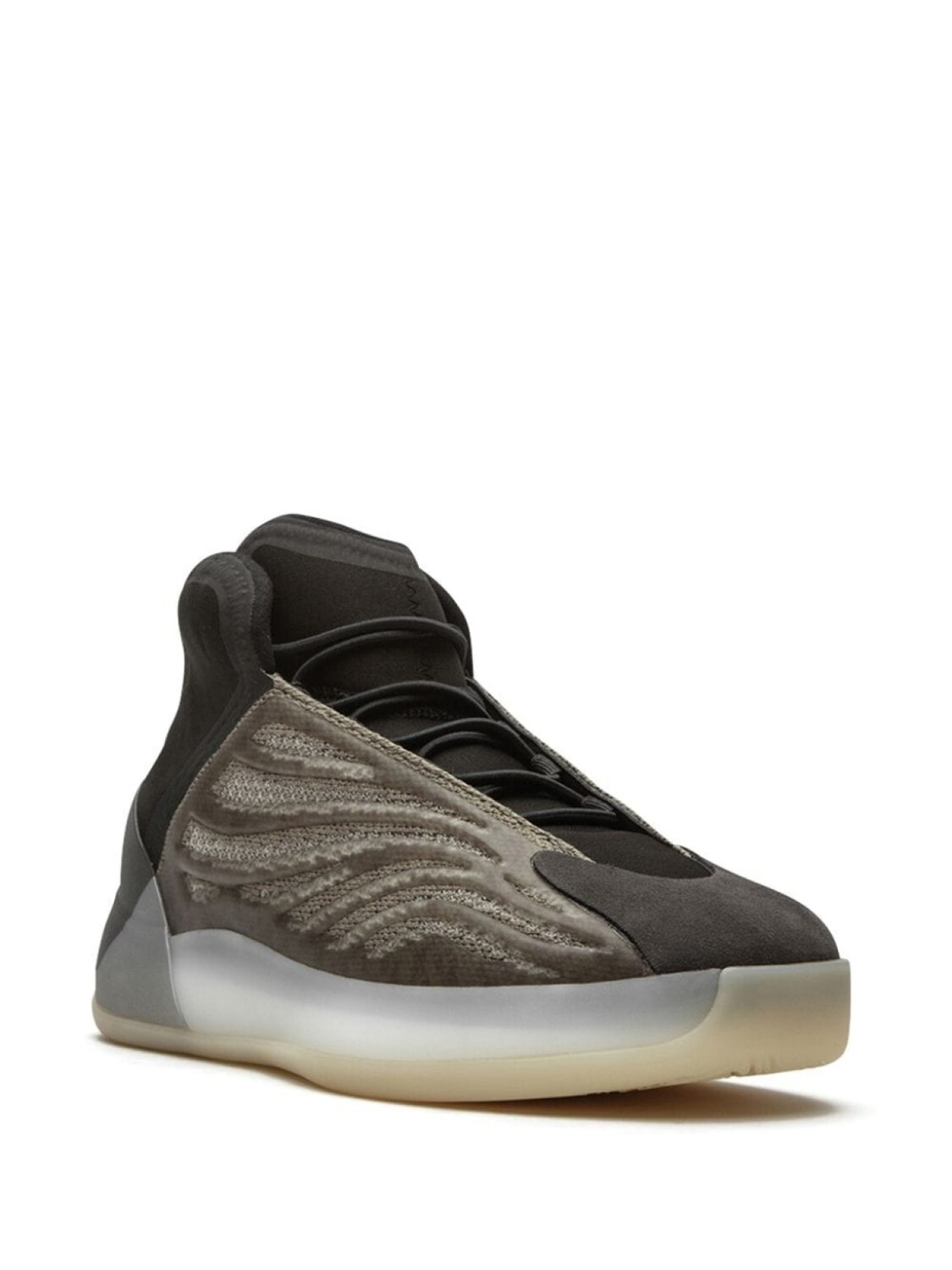 Высокие кроссовки QNTM Adidas Yeezy Kids, бежевый — фото 2