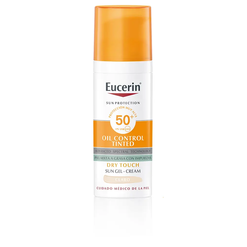 

Солнцезащитный крем Sun protection oil dry touch gel-crema color spf50+ Eucerin, 50 мл.