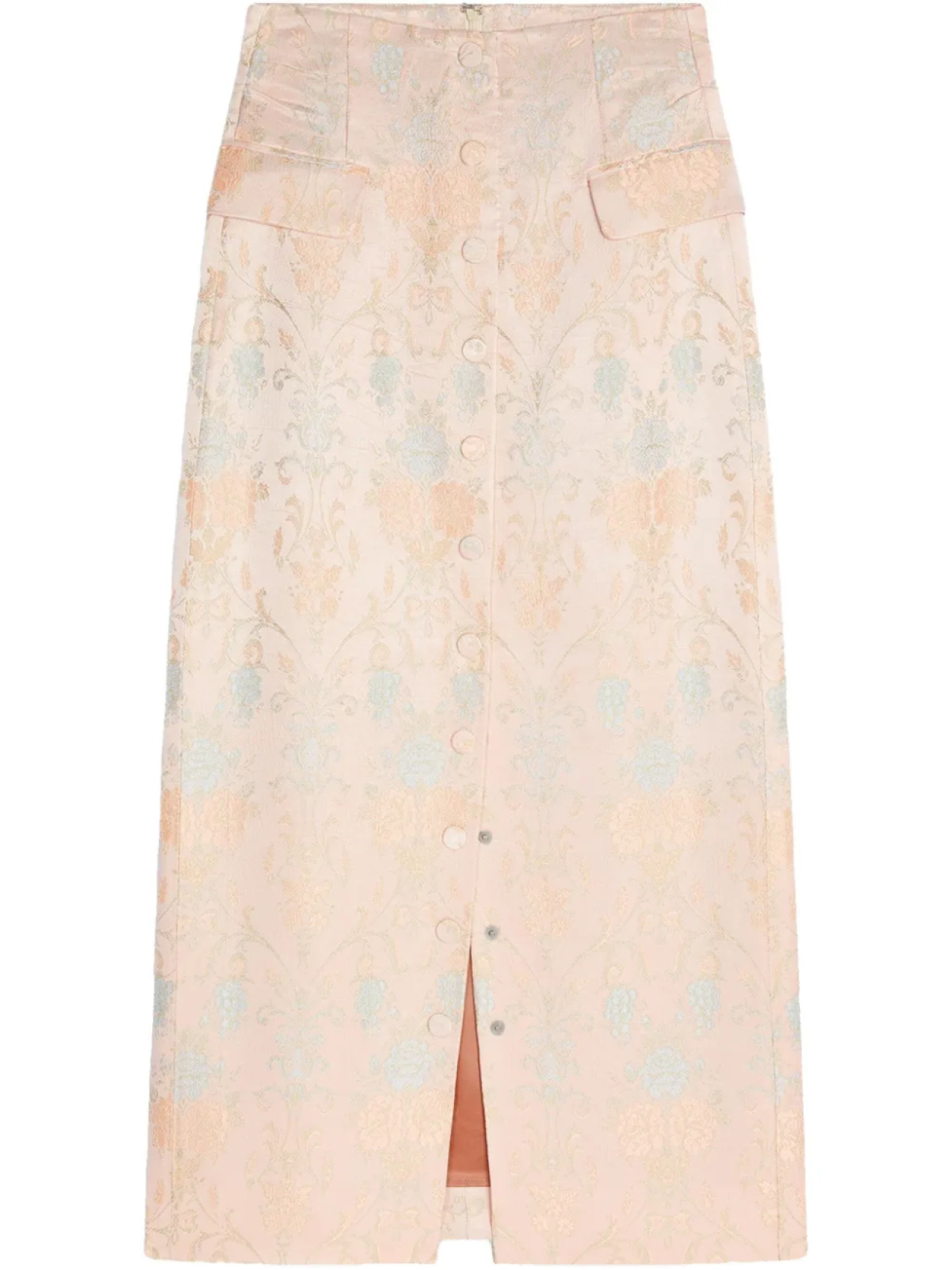 

Жаккардовая юбка миди DRIES VAN NOTEN, розовый