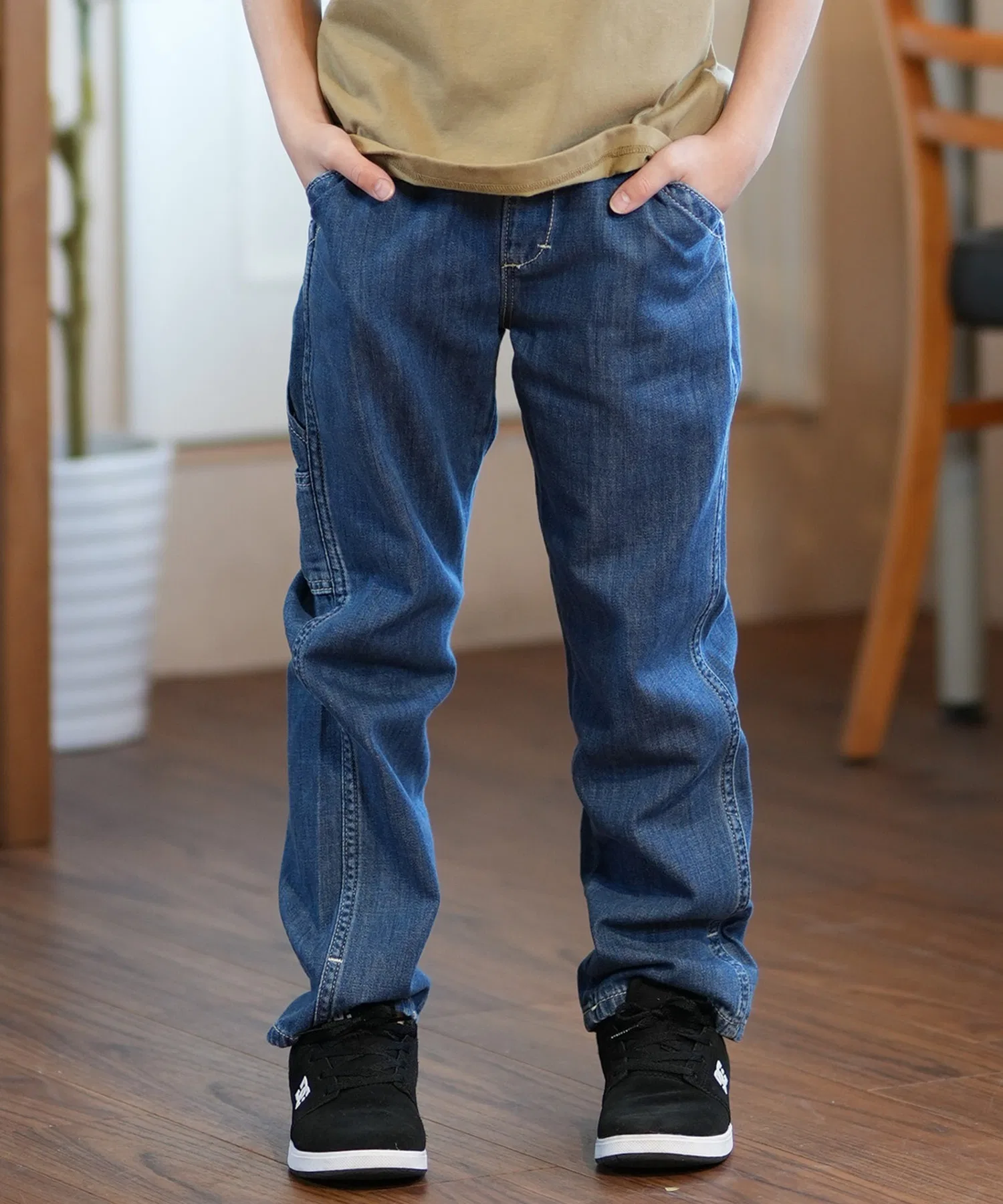 [Эксклюзив от Murasaki Sports] Детские длинные брюки Lee Painter Pants LK1389-C293 — фото 2
