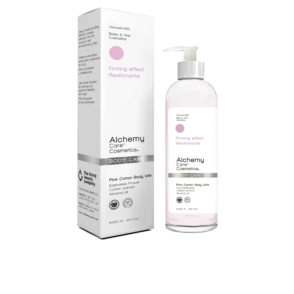 

Молочко для тела Body care pink cotton body milk Alchemy Care Cosmetics, 250 мл.