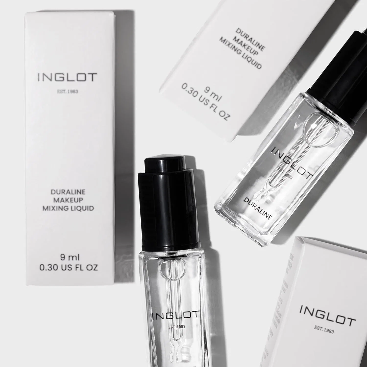 Крем для лица Inglot — Миксер для косметики Duraline прозрачный, 6.9 г — фото 4
