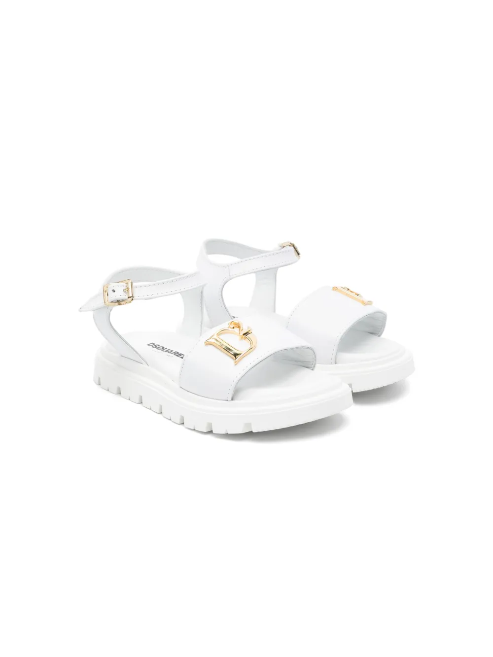 

Сандалии с логотипом DSQUARED2 KIDS, белый