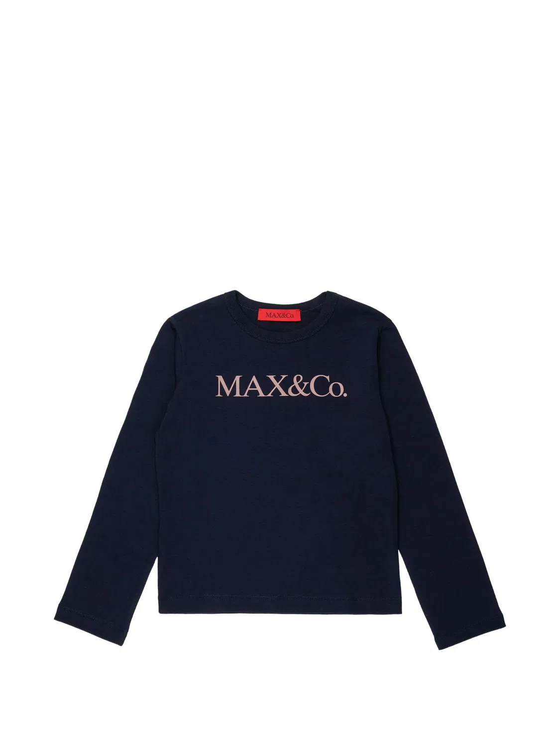 Лонгслив с логотипом Max&Co. Kids, синий