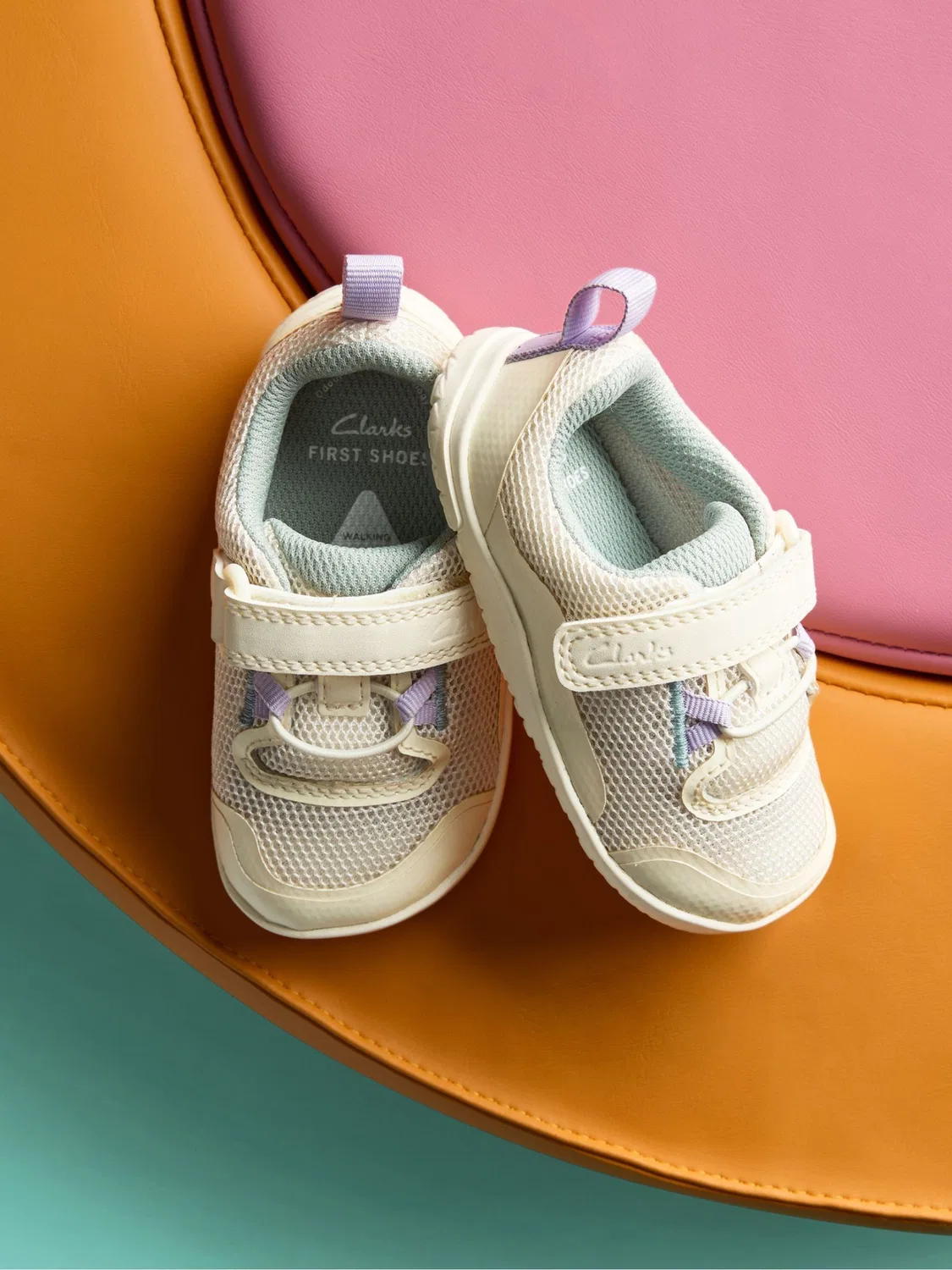 Кроссовки Harbour Hero Barefoot Clarks, белый