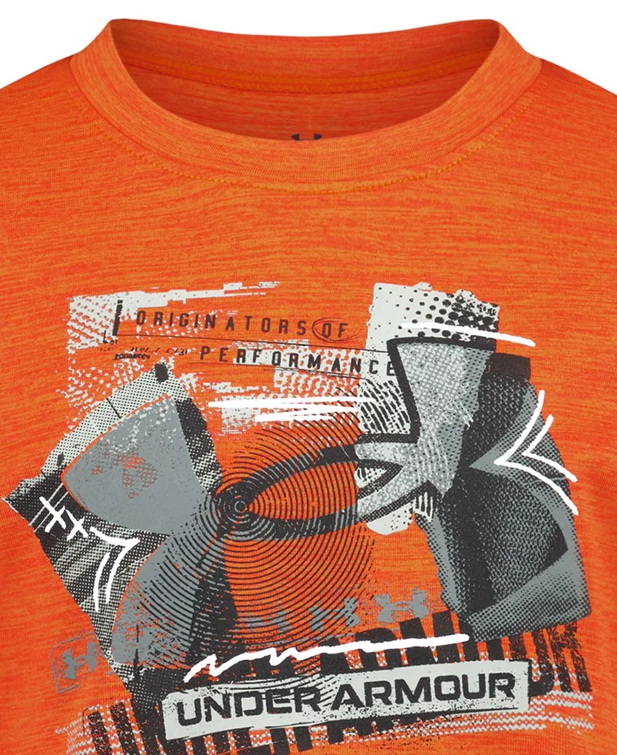 Футболка с длинным рукавом из полиэстера Under Armour, Outrangeous Orange — фото 4