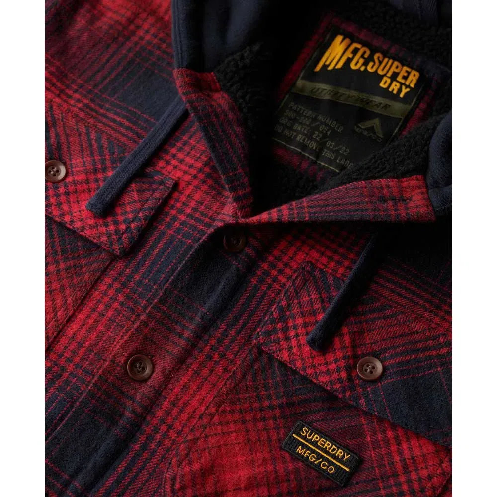 Рубашка с длинным рукавом Surplus Superdry, красный — фото 2
