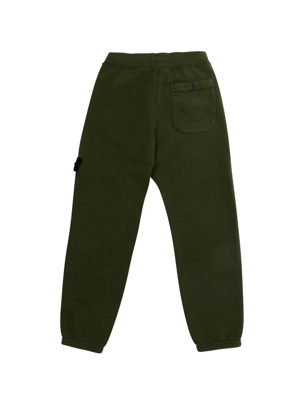 Штаны для бега с логотипом-нашивкой Stone Island Junior, зеленый — фото 2
