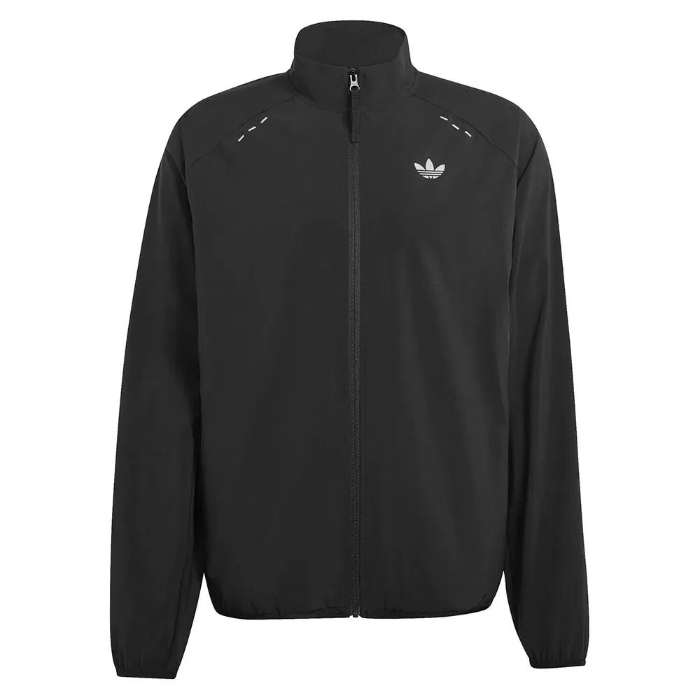 Худи на молнии Tech Trefoil Essentials Adidas Originals, черный — фото 3