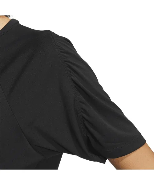 Женская футболка с коротким рукавом из полиэстера Adidas Lux AC Relaxed, Оранжевый — фото 4