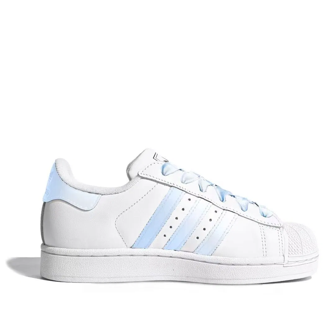 Детские кеды для скейтбординга с принтом Superstar 2 Adidas Originals, White — фото 4