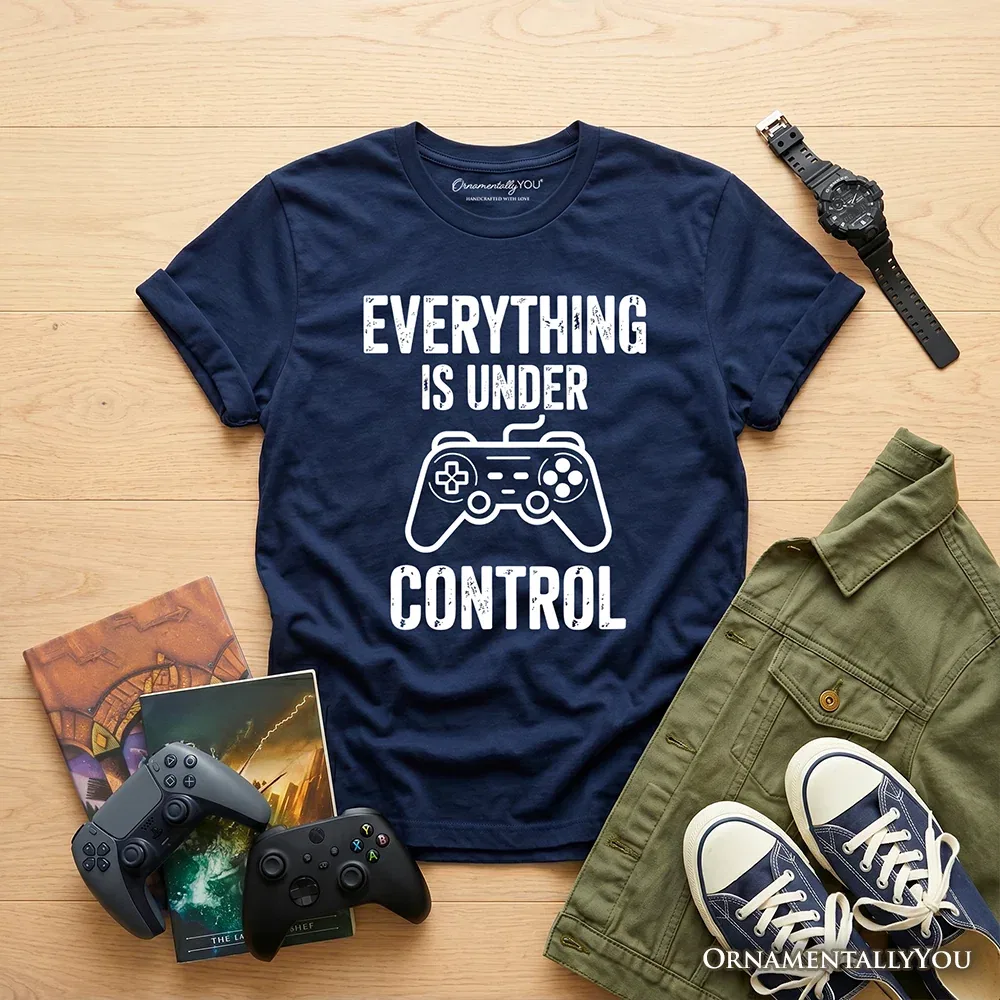 Детская футболка для мальчиков с принтом игрока Retro Gamer Graphic Tee OrnamentallyYou, темно-синий