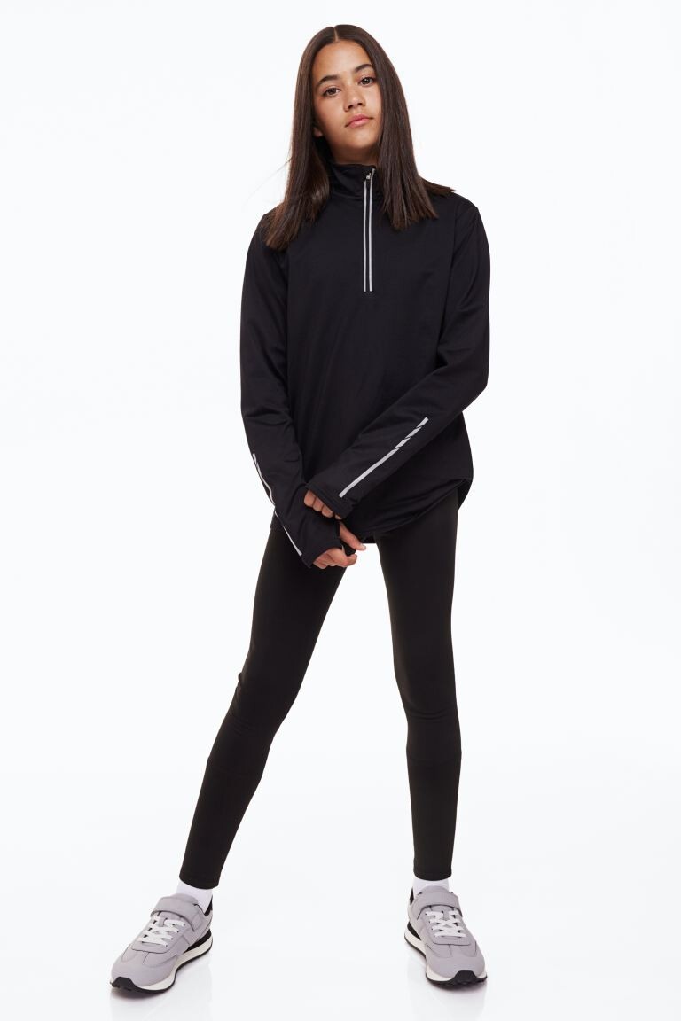 

Спортивные леггинсы DryMove H&M, черный
