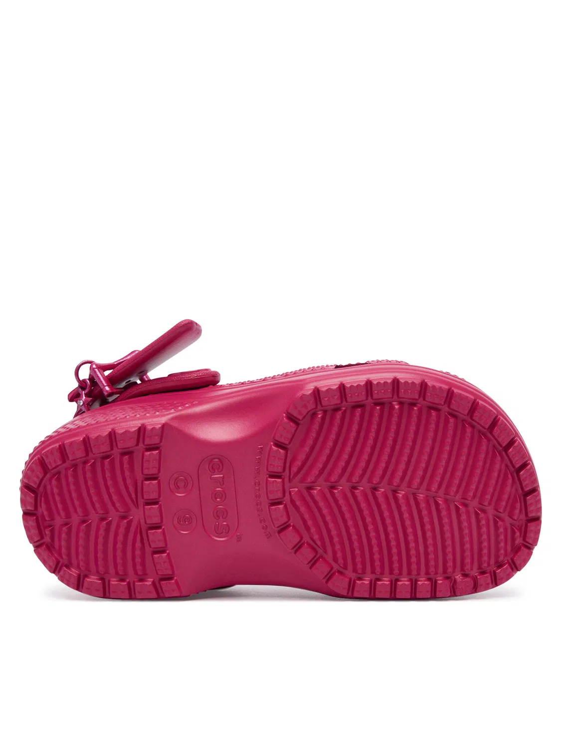 Шлепанцы для девочки Classic Star Buckle Clog Crocs, розовый — фото 4
