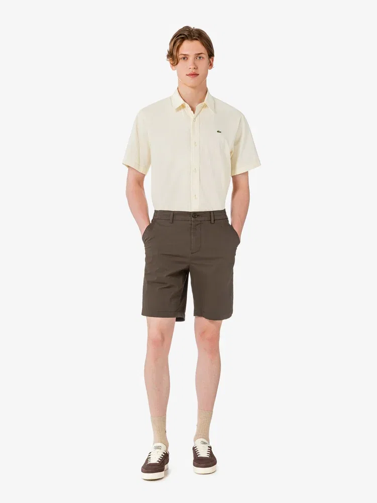 Шорты бермуды LACOSTE, Brown — фото 4