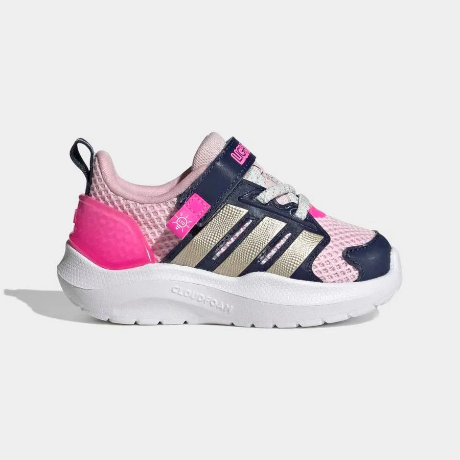 Детские кроссовки с принтом Lightorama Rnr El adidas, Розовый