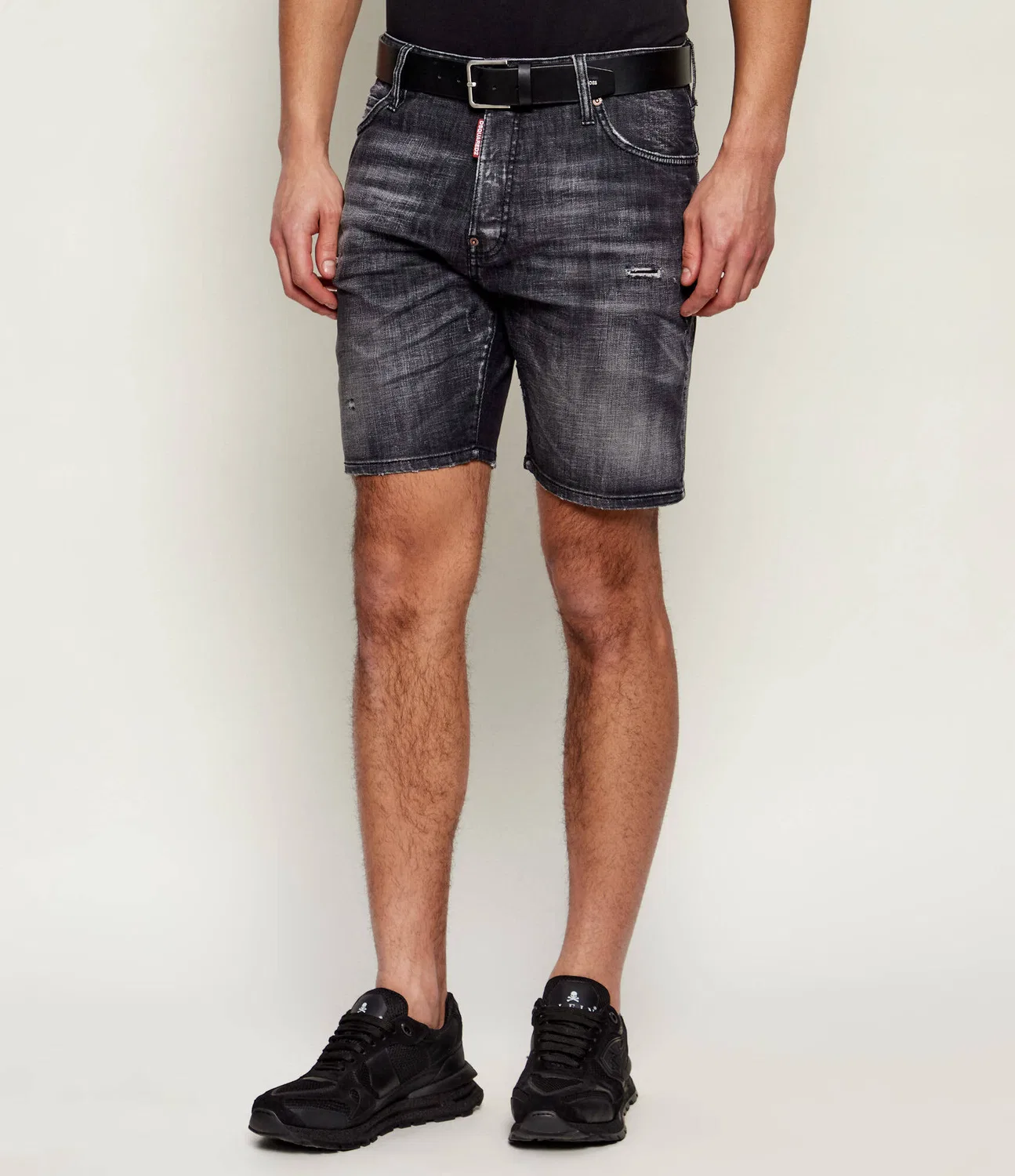 Джинсовые шорты Marine Dsquared2, черный