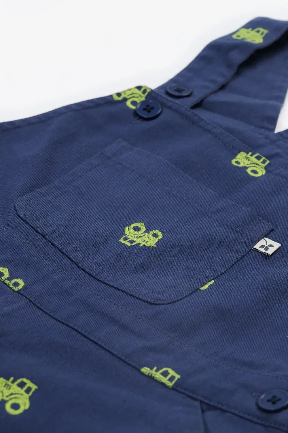 Детский шорты-комбинезон Elio Frugi, Blue — фото 4