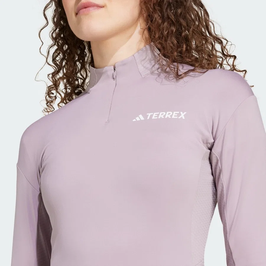 Лонгслив спортивный с длинным рукавом TERREX Xperior adidas, Бирюзовый — фото 4