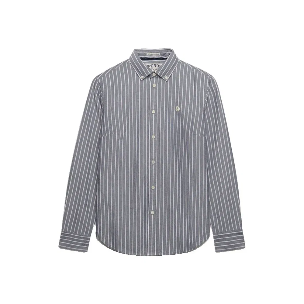 Женская рубашка с длинным рукавом Superdry Slim Oxford Bd, Blue